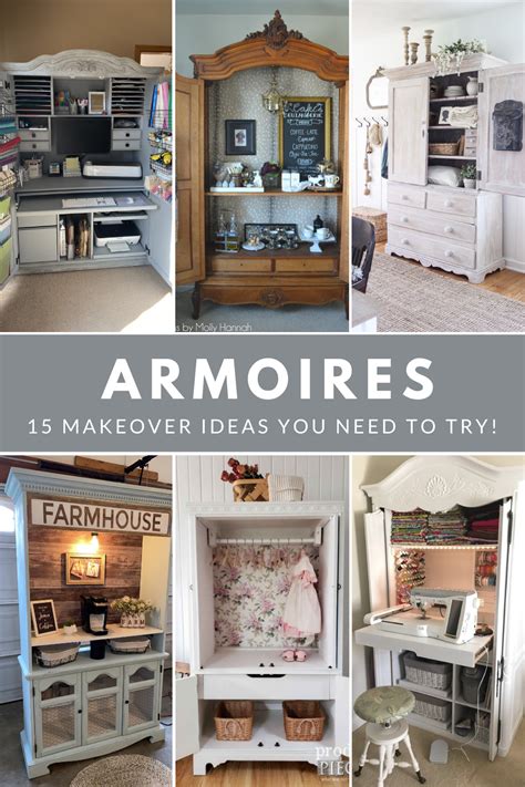 15 Repurposed Armoire Ideas Furniture Makeovers You Need To See Diy