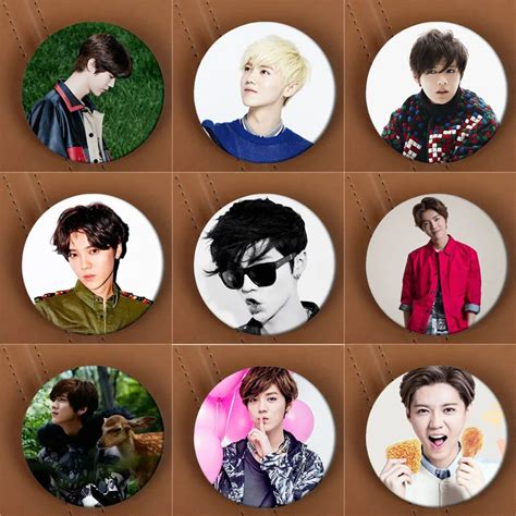 Youpop Kpop Exo Exo M Luhan Album Brooch K Pop Pin Badge Accessories For Clothes Hat Backpack