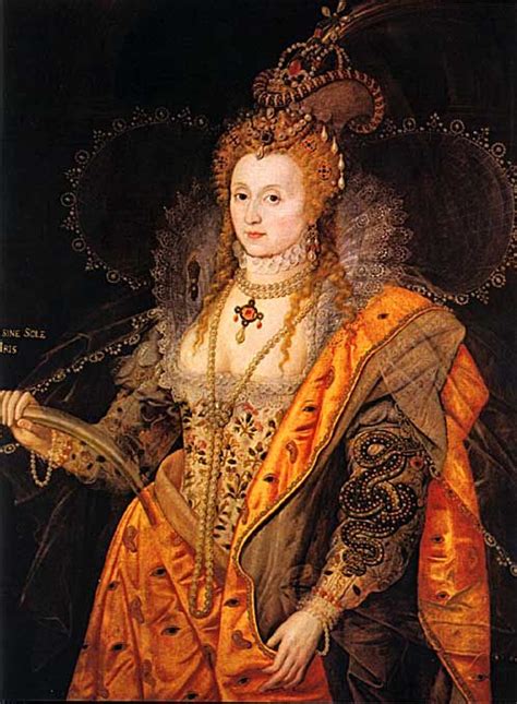 Queen Elizabeth I The Rainbow Portrait Attr To Isaac Oliver C1600
