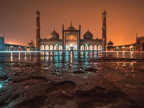 Weekend Dreaming Of The Beautiful Jama Masjid Delhi India Jama