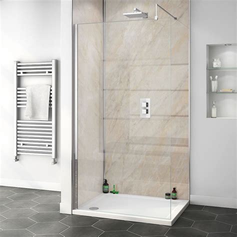 Orion Pergamon Marble 2400x1000x10mm Pvc Shower Wall Panel Shower