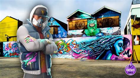 Abstrakt Fortnite Skin Graffiti Outfit