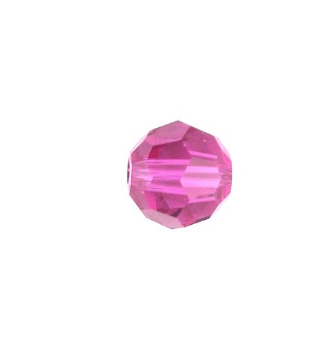 5000 4mm Swarovski Round Crystal Fuchsia Crystal Findings