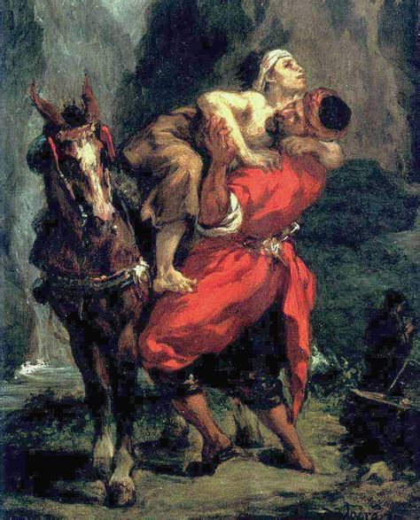 The Good Samaritan Painting By Eugene Delacroix Pixels