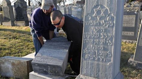 Hundreds Of Us Jewish Graves Attacked In Philadelphia Bbc News
