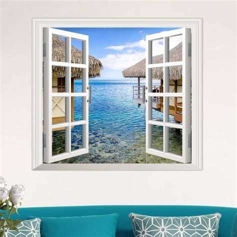 3d Wall Decal 3d Wall Decals Wall Stickers Home Decor Window View