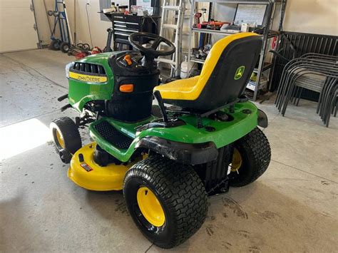 John Deere D130 Riding Lawn Mower And 44 Inch Snow Blower Ronmowers