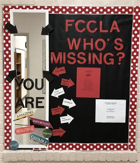 Fccla Bulletin Board In 2023 Star Events Classroom Decorations