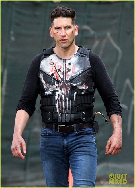 Jon Bernthal And Ben Barnes Get In Gun Fight On The Punisher Set Photo