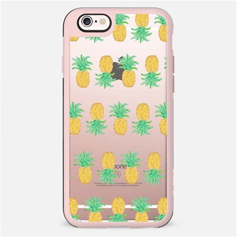 Pineapple Stripes Transparentclear Background Iphone 6s Case By Lisa