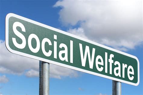 Social Welfare Highway Sign Image