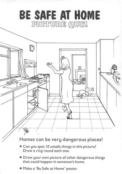 Hazards In The Home Worksheet Teaching Students With Learning Safety