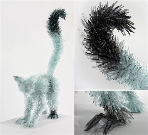 Simply Creative Glass Shard Animal Sculptures By Marta Klonowska