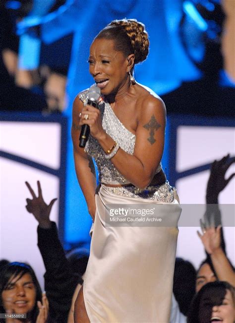 Mary J Blige Performs Be Without You During The 49th Annual GRAMMY