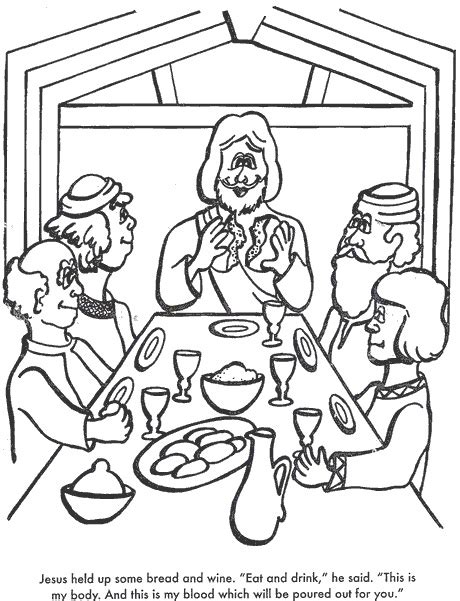 The Last Supper 8 Coloring Play Free Coloring Game Online