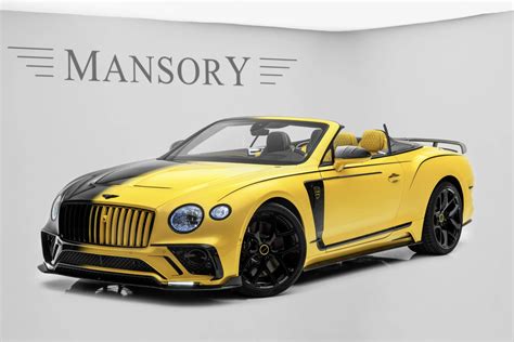 Bentley Continental Gtc Ganha Modificação Especial Da Mansory • Revista