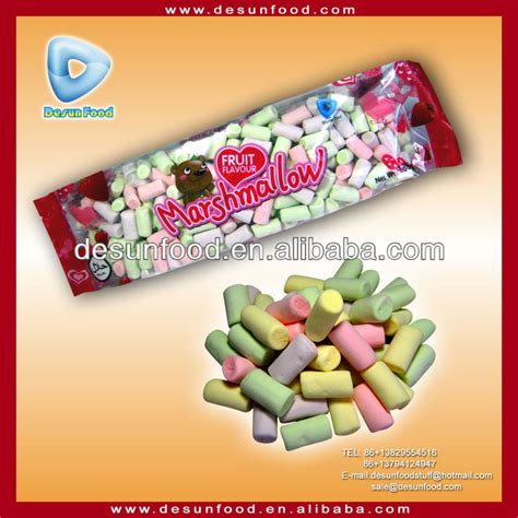 Mini Chalk Shape Marshmallow Cotton Candychina Desun Price Supplier