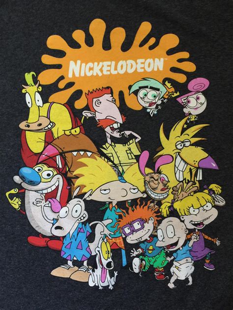 My Old School Nickelodeon Shirt From The Thrift Store With All My