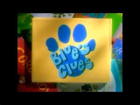 This one is from blue's first holiday from late 2003. Blue's Clues End Credits Audio Mix: - #12 - (What Did Blue See?) - YouTube
