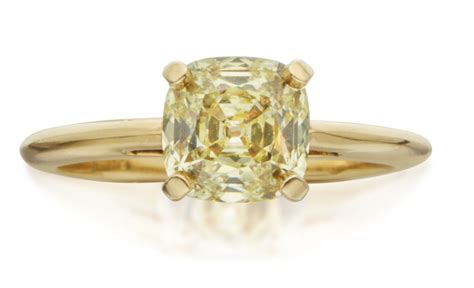 Fancy Yellow Diamond Ring Tiffany Co Fine Jewels Sotheby S