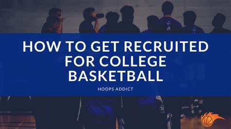 How To Get Recruited For College Basketball Hoops Addict