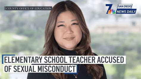 Elementary School Teacher Accused Of Sexual Misconduct San Diego News Daily Nbc 7 San Diego