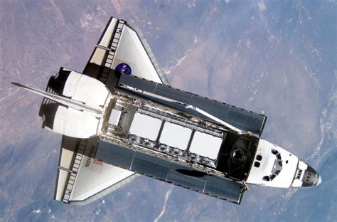 Space Shuttle In Orbit