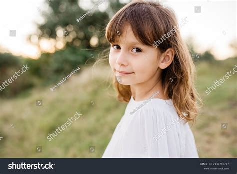 Portrait Beautiful Six Year Old Girl Stock Photo 2139745727 Shutterstock