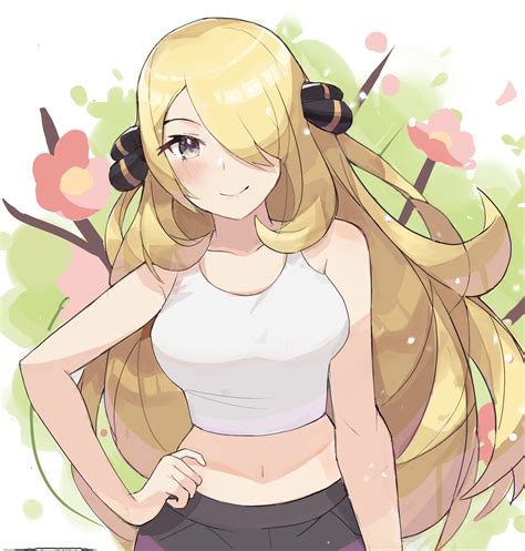 Cynthia Pokemon And 1 More Drawn By Spyg Danbooru