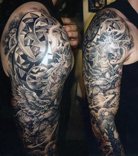 Making a tattoo is a very responsible decision in the life of those that want to have it. 40 Star Tattoos For Men - Luminous Inspiration And Designs