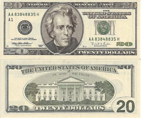 Banknote World Educational United States United States 20 Dollars