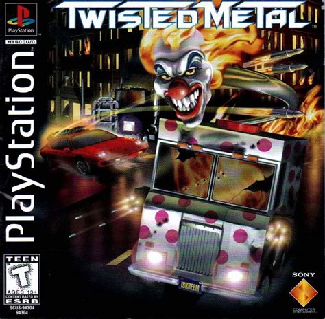 Twisted Metal 1995 Playstation Box Cover Art Mobygames
