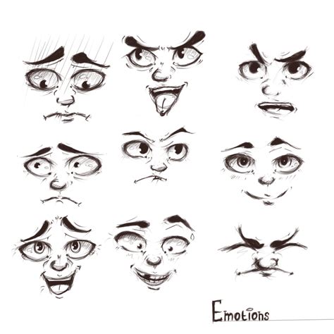 Emotions Sketch By Alexgorgan On Deviantart