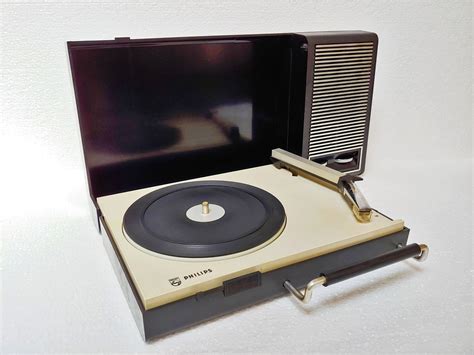 Vintage Hifi Vintage Portable Record Player Speaker Suitcase