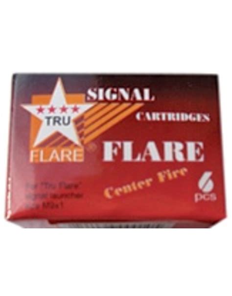 Tru Flare Tru Flare Red Flares 6pk M20fr Eagle Firearms Ltd