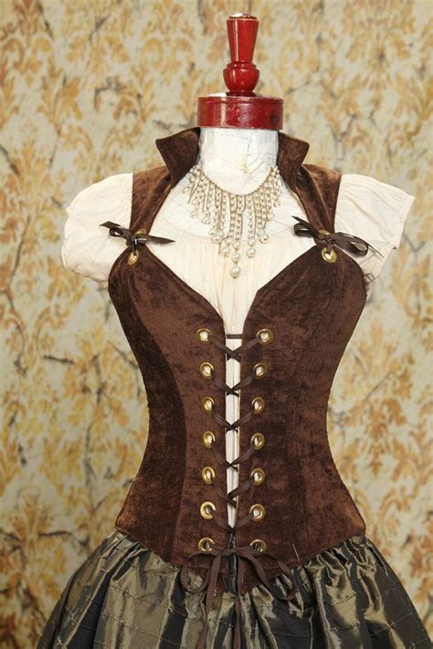 Chocolate Brown Courtier Corset By Damsel In This Dress Damsel In This