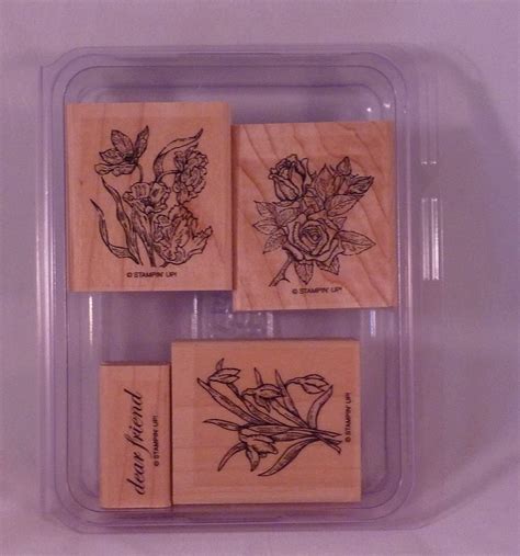 Amazon Com Stampin Up Dear Friend Set Of Decorative Rubber Stamps Retired Everything Else