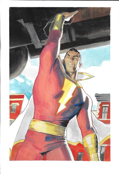 Shazam 4 150 Variant Cover Gerald Parel In Byron Hamms Justice