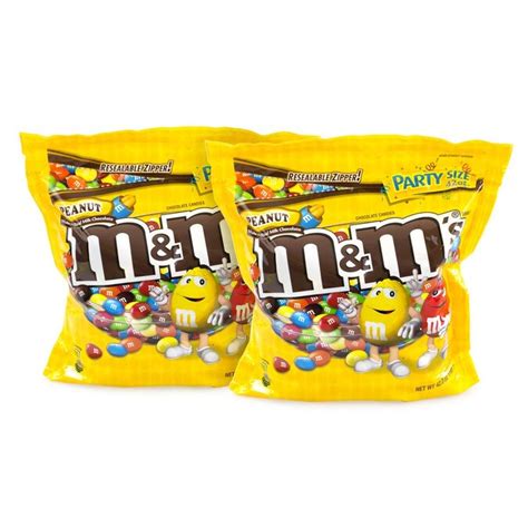 Mandms Mandm Supparty Bag Peanut 38 Oz 2 Pack In The Snacks And Candy