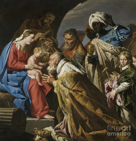 The Adoration Of The Magi Circa 1630 Painting By Matthias Stomer Pixels