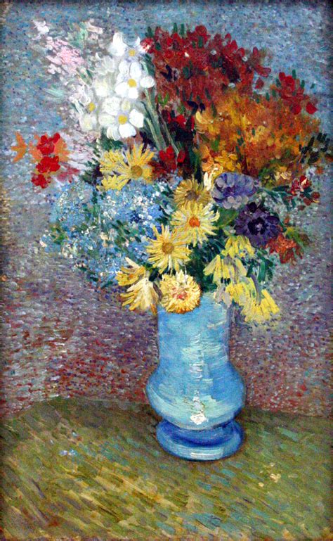 Filevan Gogh Flowers In A Blue Vase June 1887 Wikimedia Commons