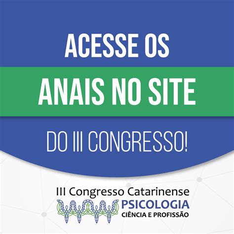 Estão disponíveis os ANAIS do III Congresso Congresso Ciência e Profissão