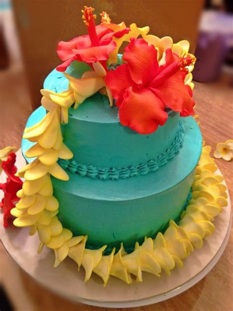 Hawaiian Themed Cake Ideas For Raes Sweet 16 Pinterest