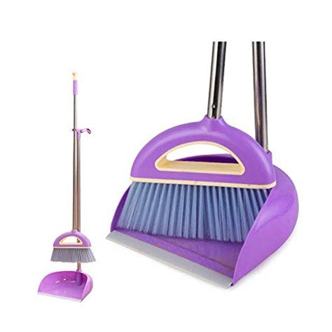 Broom And Dustpan Lobby Broom And Dustpan With Handle Solid Handled