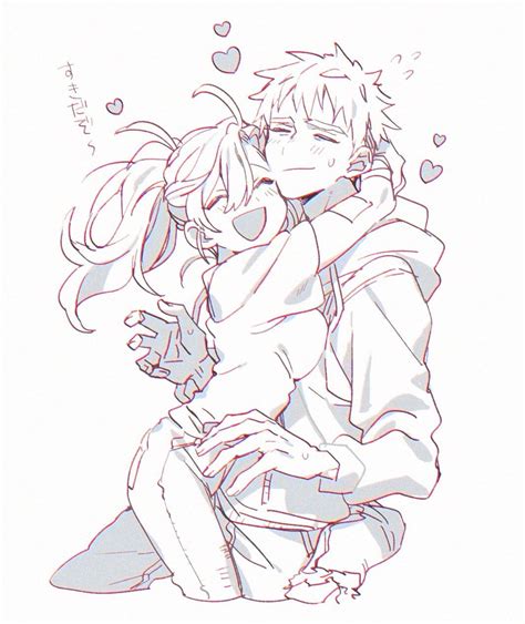 Couple Poses Anime