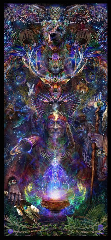 Ether Spirit Elemental Series Psychadelic Art Visionary Art