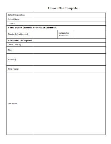 11 School Counselor Lesson Plan Templates In Pdf Word