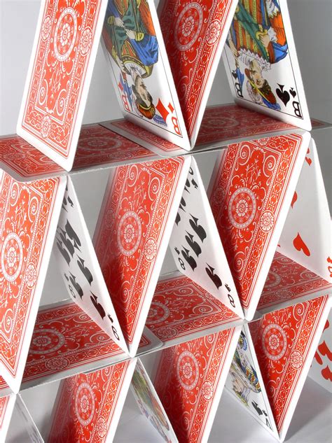 Features different challenges and difficulty levels each day! playing cards castle stack free image | Peakpx