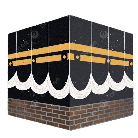 The Beautiful Illustration Of Kaaba Kaaba Hajj And Umrah Mecca PNG