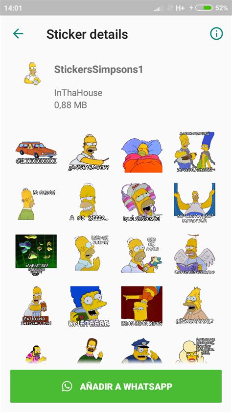 Stickers De Los Simpsons Para Whatsapp Forocoches Sticker App Sticker Store Sticker Collection